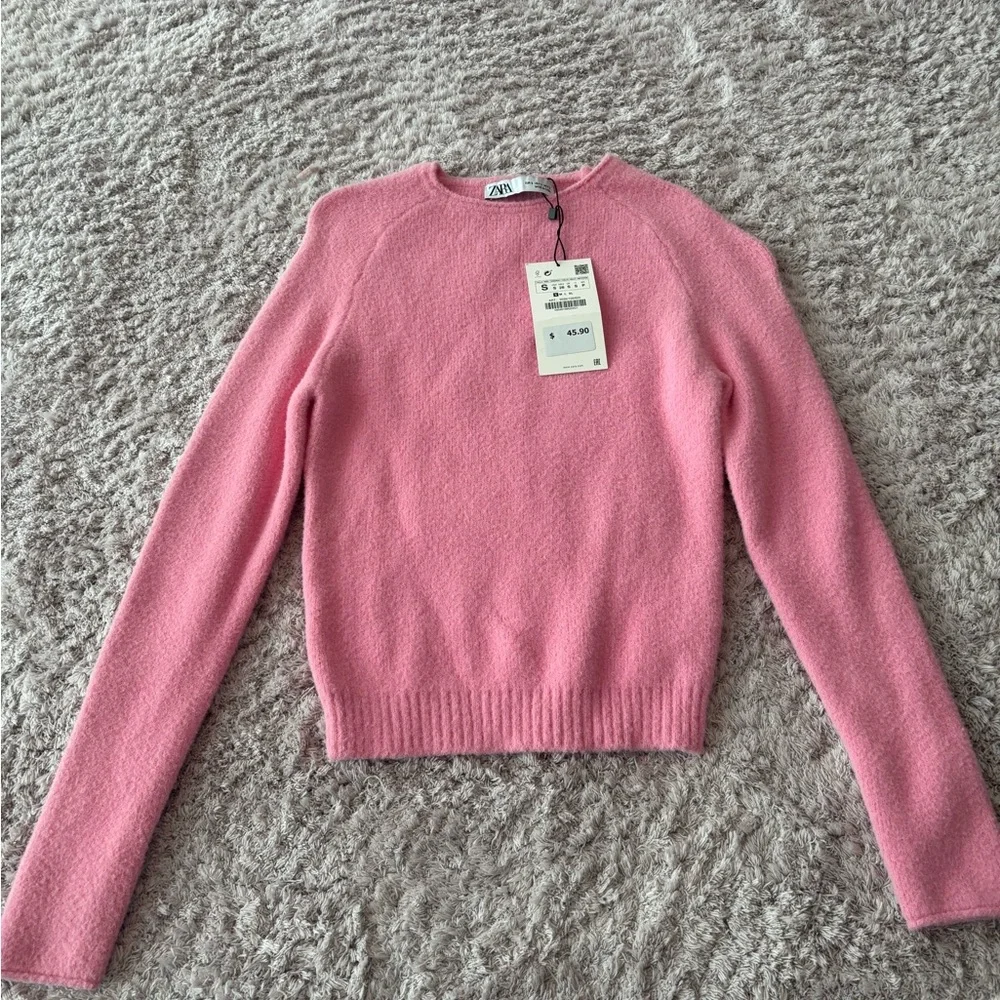 Pink Zara Women's Sweater - Picture 1 of 2